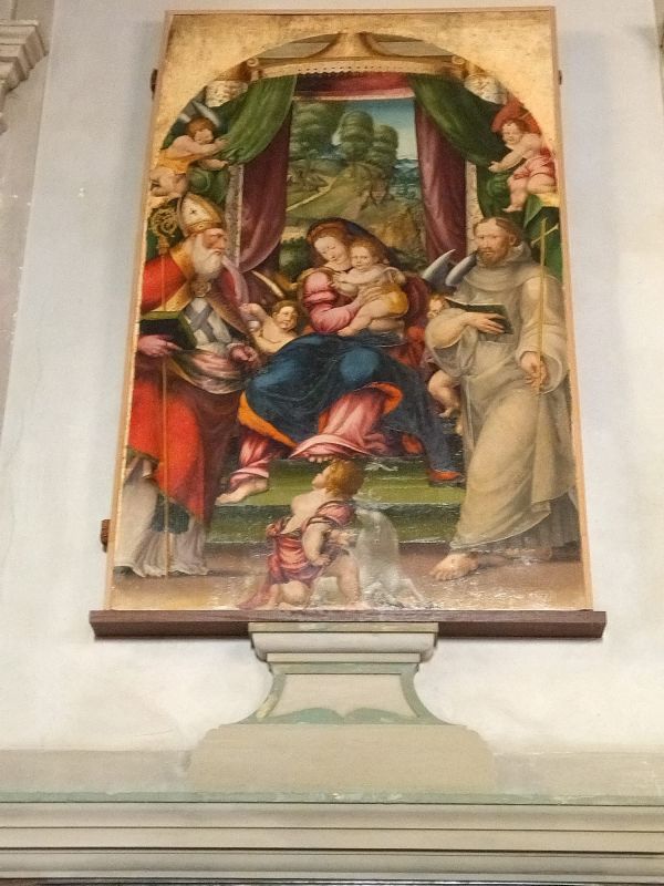 Pala d'altare nella Parrocchiale di San Germano a Palazzolo Vercellese
