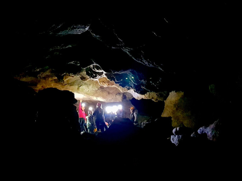 Grotte di Onferno - La Sala Quarina