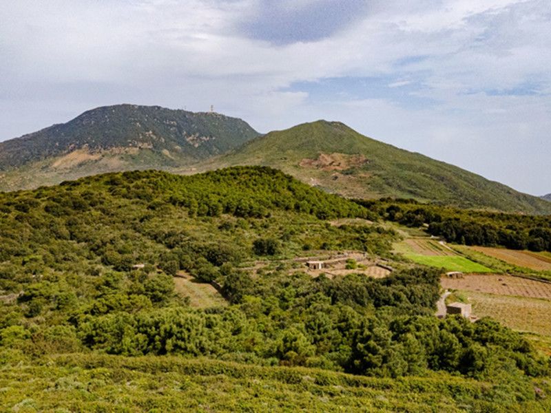 Figura 4: Faglia di Montagna Grande (tra la Montagna Grande ed il Monte Gibele), vista da Kuddia Attalora