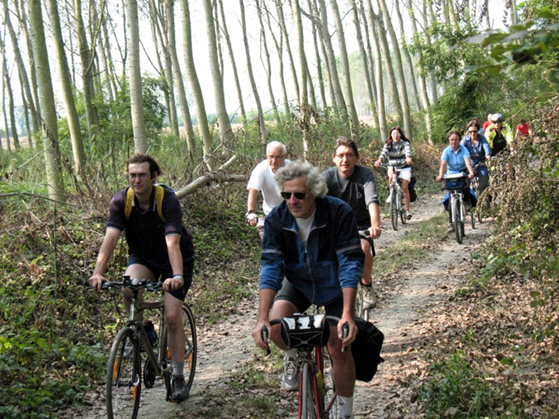 By bike in Ritano Nature Reserve, Torrazza Piemonte