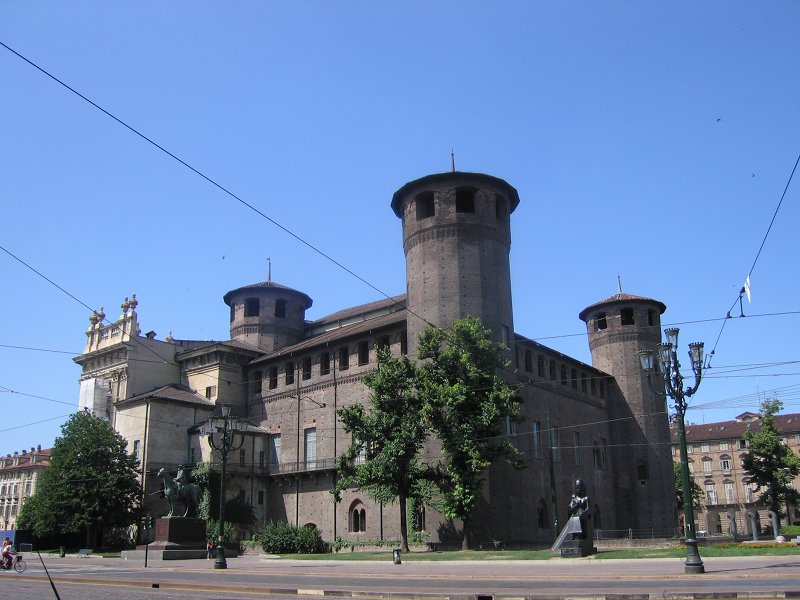 Il retro di Palazzo Madama (Castello di Torino)