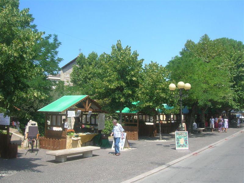 The main street of Poggio Moiano