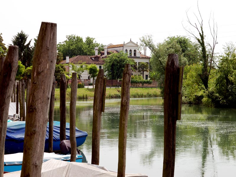 Villa Fanio Cervellini - Blick vom Bootssteg in Cendon di Silea