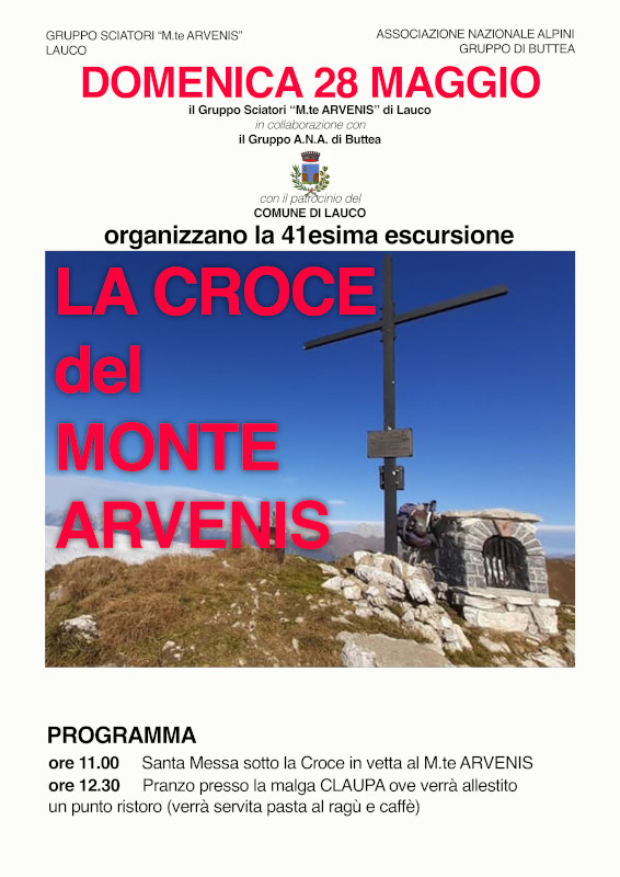 La croce del Monte Arvenis