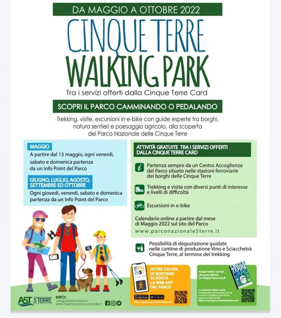 Cinque Terre Walking Park: Anno 2021