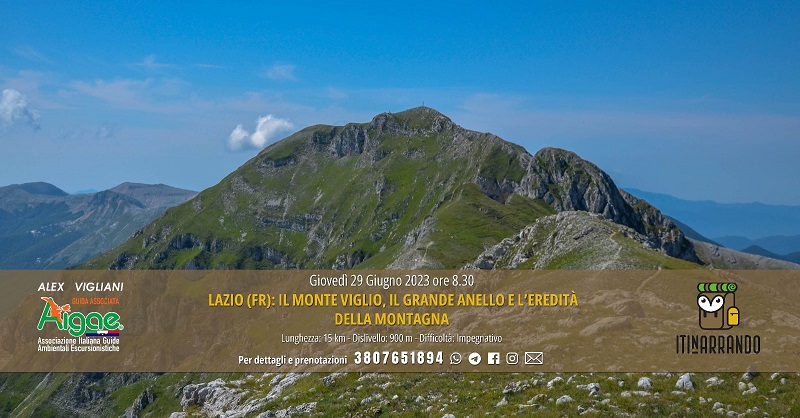 Lazio: Il Monte Viglio (2156 m) il grande anello e l'eredità della montagna
