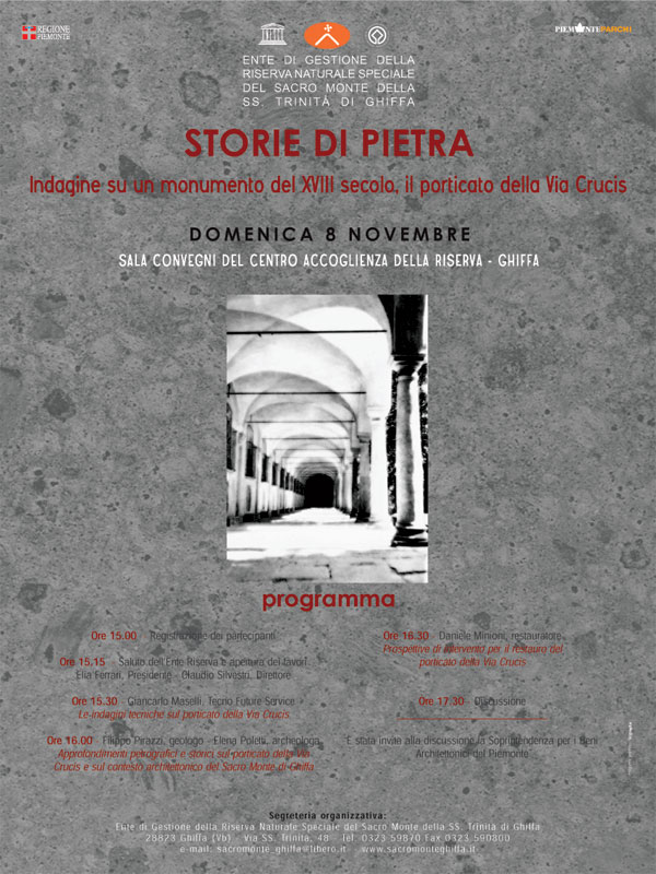 'Storie di Pietra': Indagine su un monumento del XVIII secolo, il porticato della Via Crucis