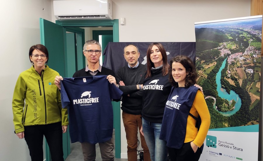 Comune di Cuneo, Parco fluviale e Plastic Free firmano un protocollo d'intesa