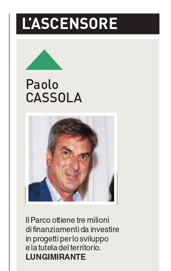 L'ascensore di 'Latina Oggi' dedicato al Direttore del nostro Parco, Paolo Cassola