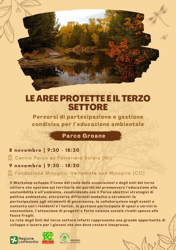Educazione Ambientale, due giorni di Workshop al Parco delle Groane