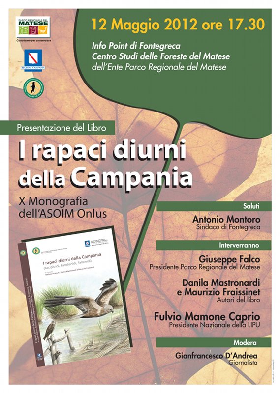 Presentazione del libro 'I rapaci diurni della Campania'