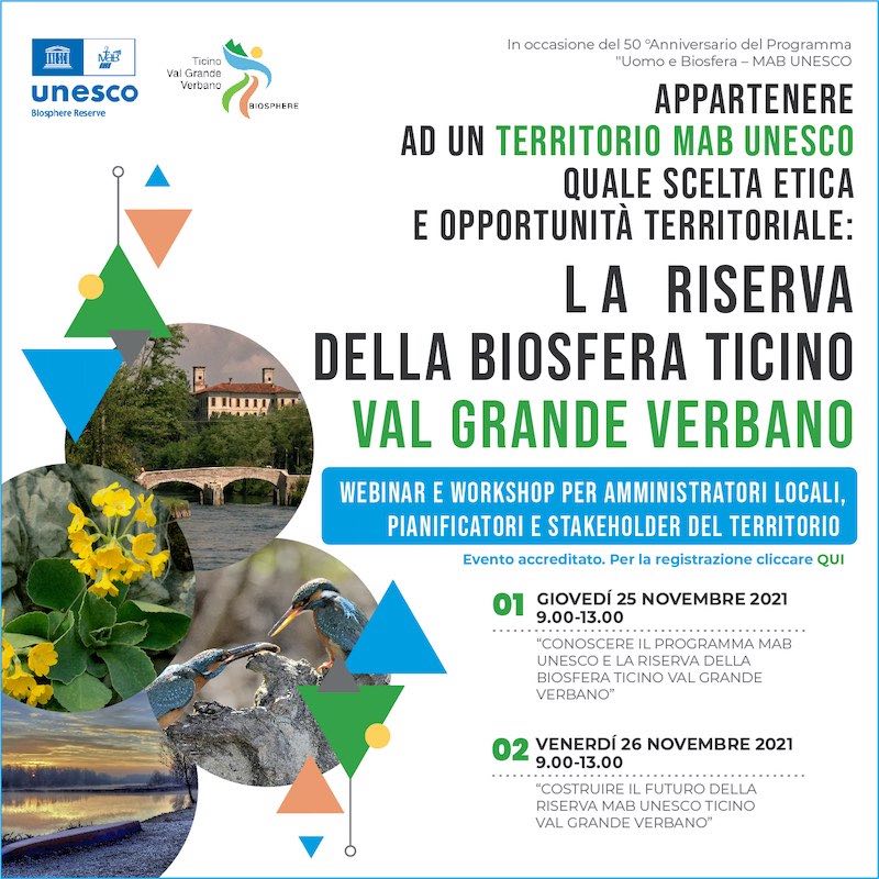 Appartenere ad un territorio Mab Unesco quale scelta etica e opportunità territoriale: la Riserva della Biosfera Ticino Val Grande Verbano