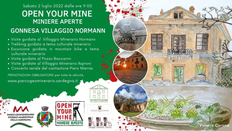 OPEN YOUR MINE | Miniere Aperte Gonnesa Villaggio Normann 2022