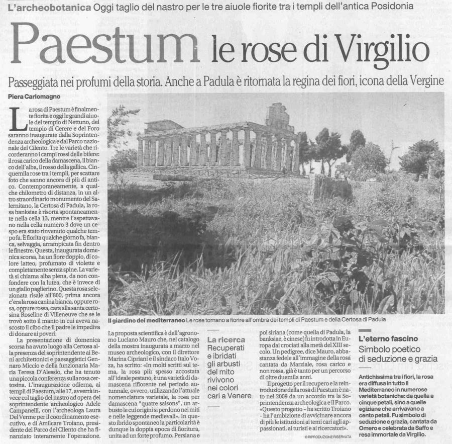Paestum le rose di Virgilio
