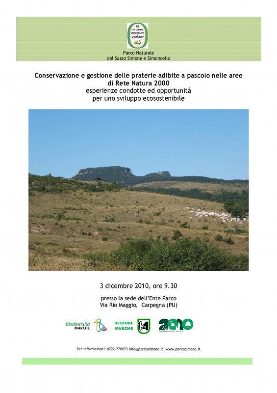 Conservazione e gestione delle praterie adibite a pascolo nelle aree di Rete Natura 2000: Esperienze condotte ed opportunità per uno sviluppo ecosostenibile
