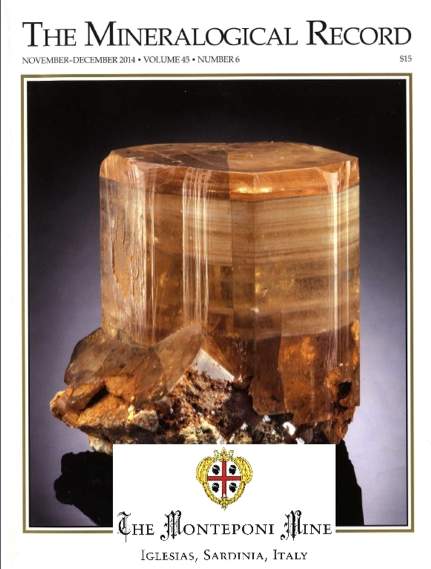 The Mineralogical Record 'The Monteponi Mine'