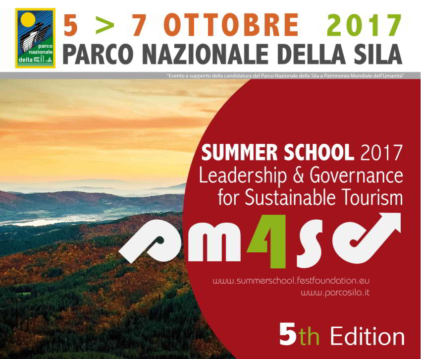 C’è tempo solo fino al 25 settembre per iscriversi gratuitamente alla PM4SD™ Summer School del Parco Nazionale della Sila in “Leadership and Governance for Sustainable Tourism”, 5-7 ottobre 2017