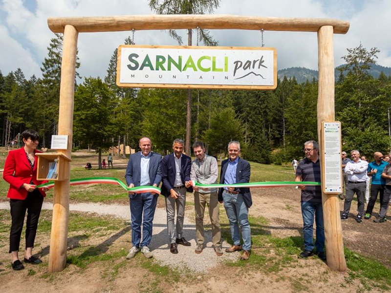 Inaugurato il nuovo Sarnacli Mountain Park di Andalo