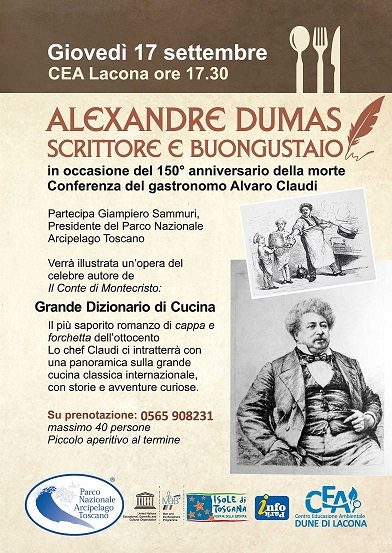 Alexandre Dumas scrittore e buongustaio. 