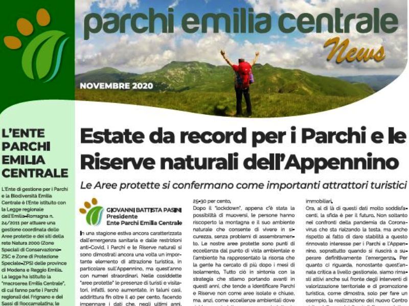 Notiziario Parchi Emilia Centrale - Novembre 2020