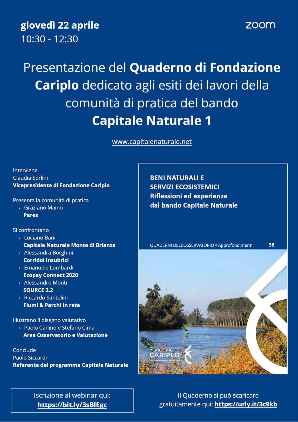 Presentazione del Quaderno di Fondazione Cariplo 