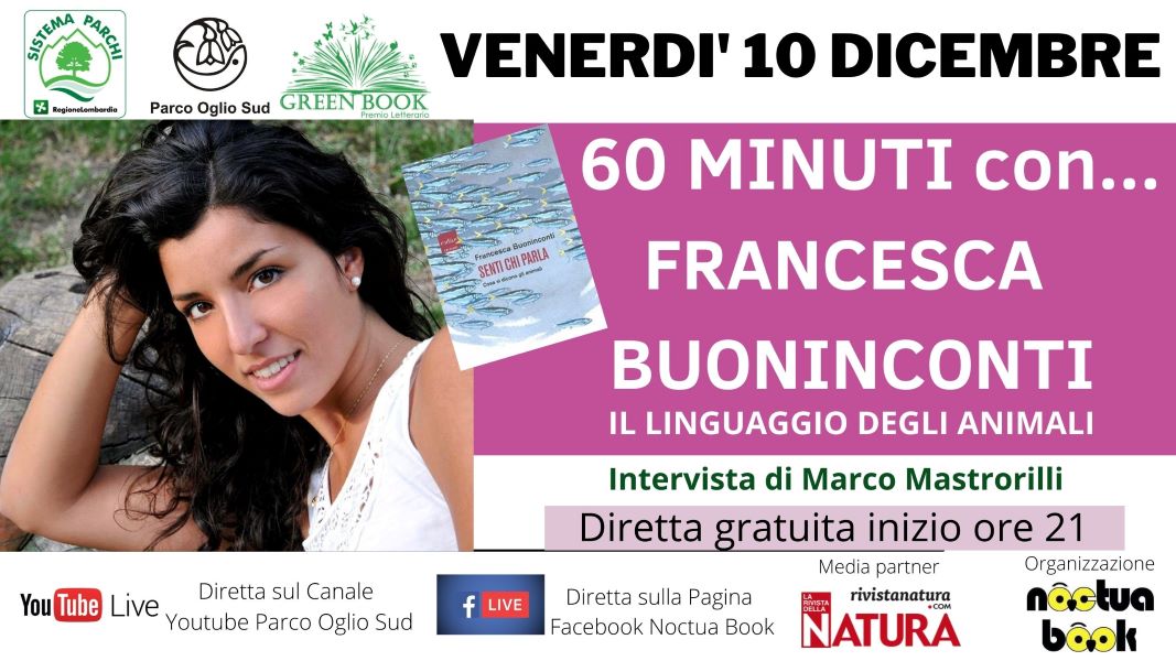 Venerdì 10 dicembre in diretta con Francesca Buoninconti!