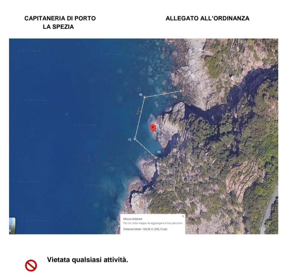 Attenzione: frana 'grotta del pescecane' a Riomaggiore. Interdetta navigazione
