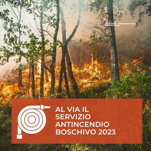 Al via il servizio antincendio boschivo 2023