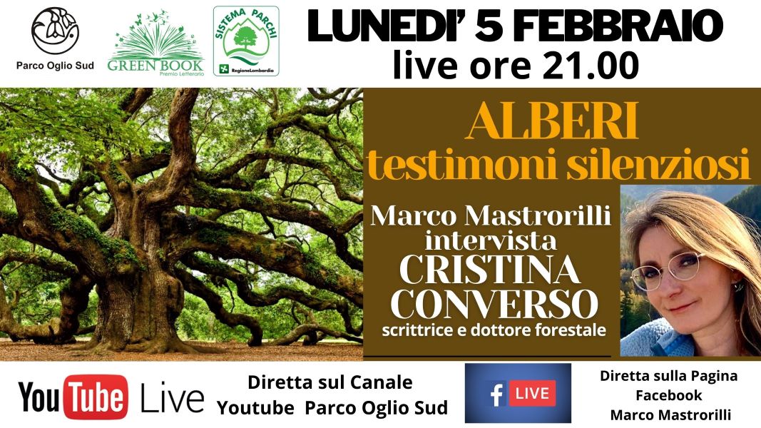 Questa sera diretta on line: Marco Mastrorilli intervista Cristina Converso