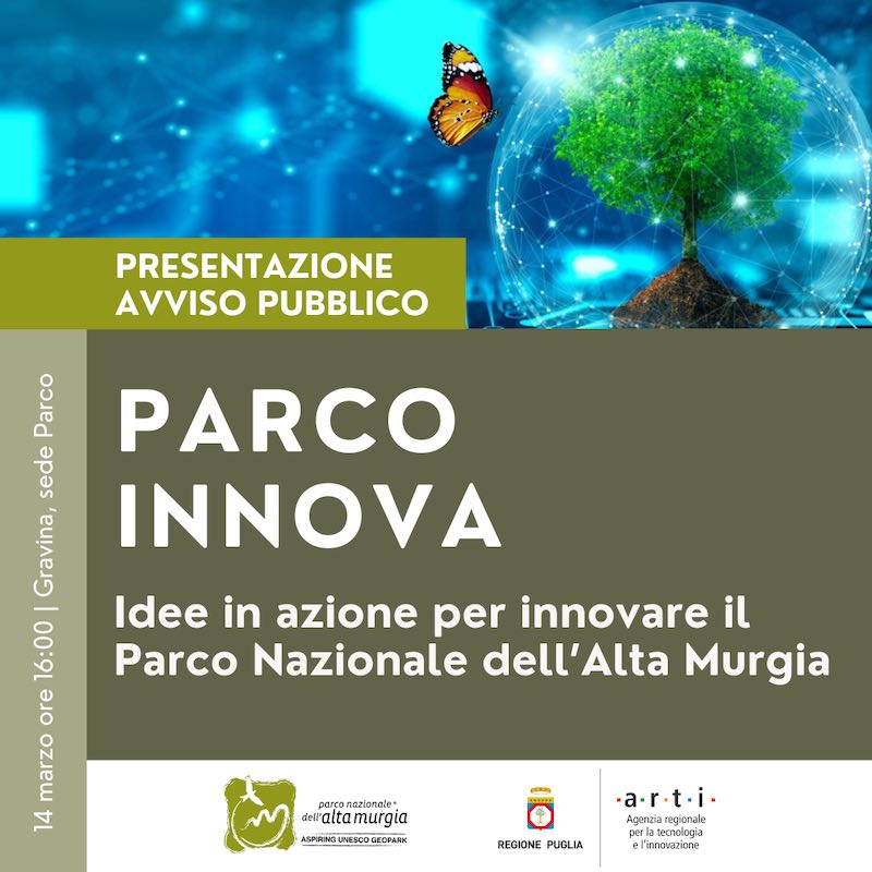 Presentazione del Bando Parco Innova” - Idee in azione per innovare il Parco Nazionale dell'Alta Murgia 
