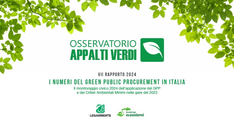 VII rapporto sugli acquisti verdi dell’Osservatorio di Legambiente e Fondazione Ecosistemi