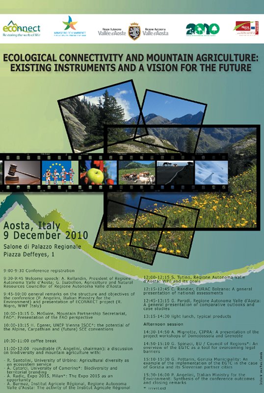 Ecological Connectivity and Mountain Agriculture: Existing Instruments and a Vision for the Future