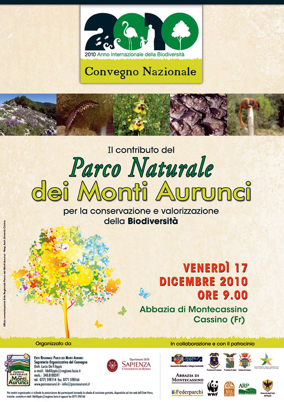 Convegno Nazionale 'Il contributo del Parco dei Monti Aurunci per la conservazione e valorizzazione della Biodiversità'