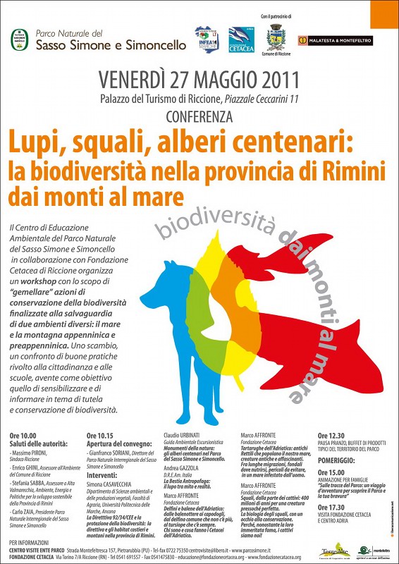 Lupi, squali, alberi centenari: la biodiversità nella provincia di Rimini dai monti al mare