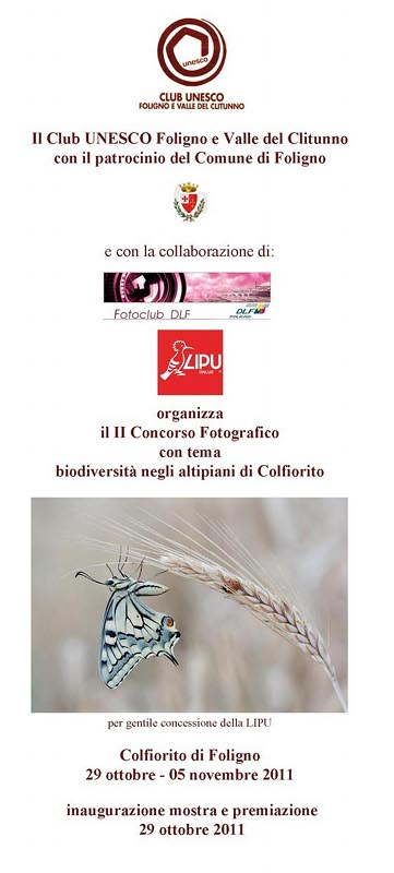 II Concorso Fotografico: con tema biodiversità negli altipiani di Colfiorito