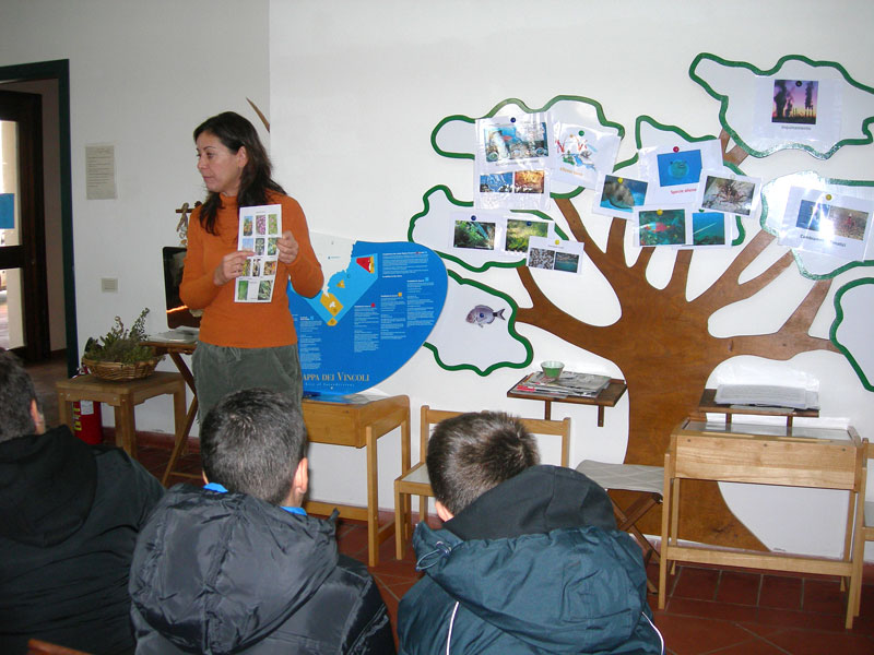 Progetti di educazione all'ambiente ed alla sostenibilità nell'Area Marina Protetta di Capo Carbonara 2012-2013