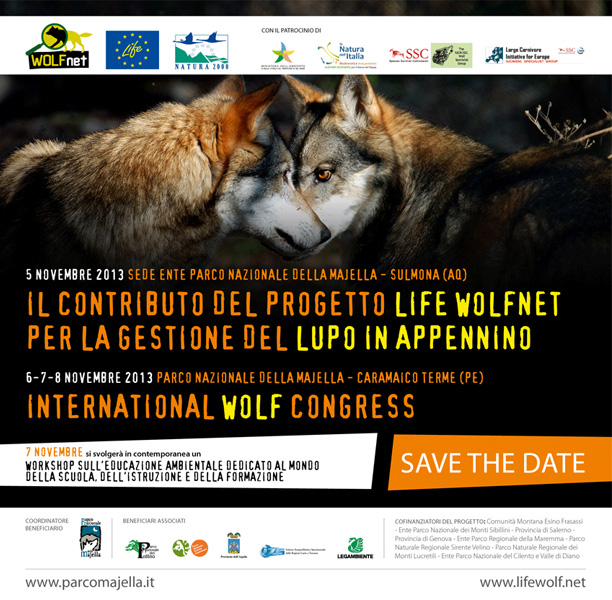 International Wolf Congress in the Majella National Park in November
