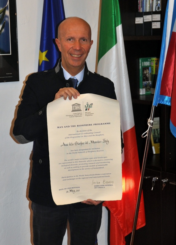 Diploma UNESCO al Parco