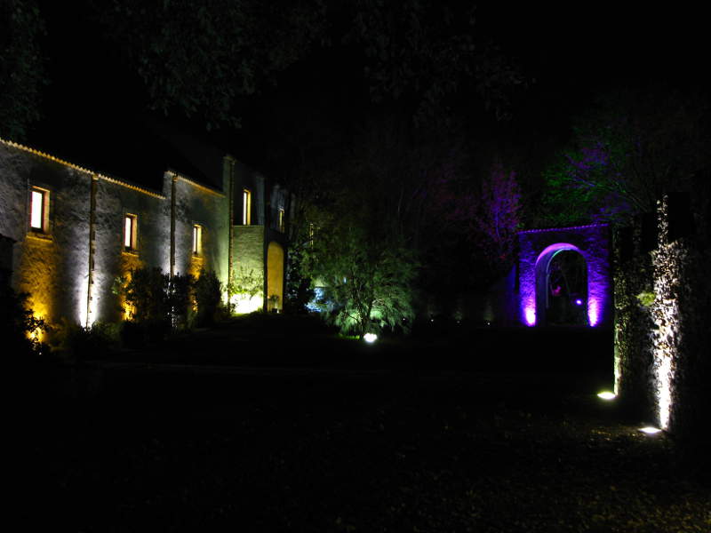 Illuminazione notturna sede Parco Etna