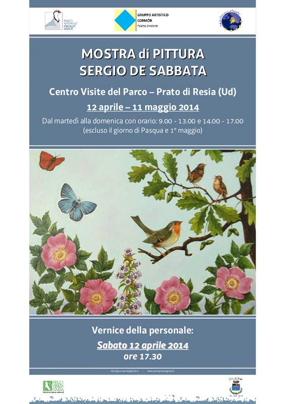 Le opere di De Sabbata nel centro visite del Parco Naturale delle Prealpi Giulie