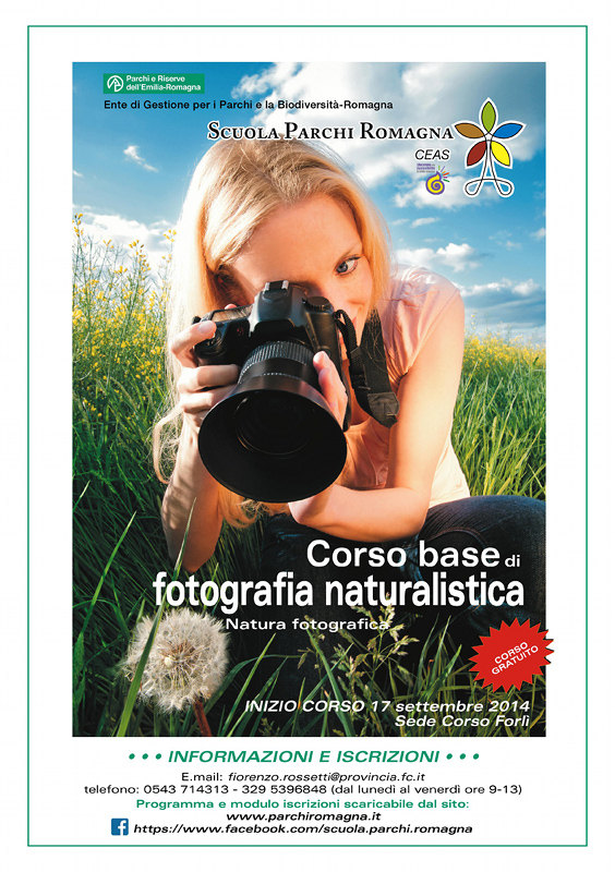Corso base di Fotografia naturalistica. Natura fotografica