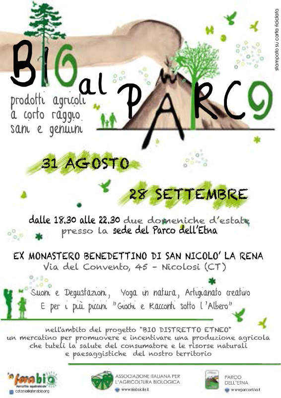 Parco dell'Etna: domenica 31 agosto, nella sede dell'ente a Nicolosi