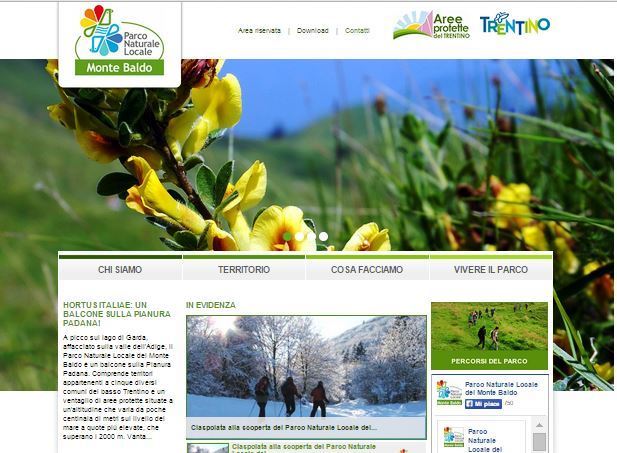 The new website of Monte Baldo Local Nature Park is online
