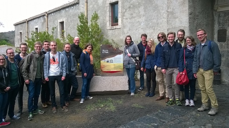 Parco dell'Etna: borsisti della fondazione tedesca Naumann in visita nella sede dell'ente