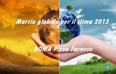 A Roma il 29 marcia globale per il clima (e per la pace) verso Cop21