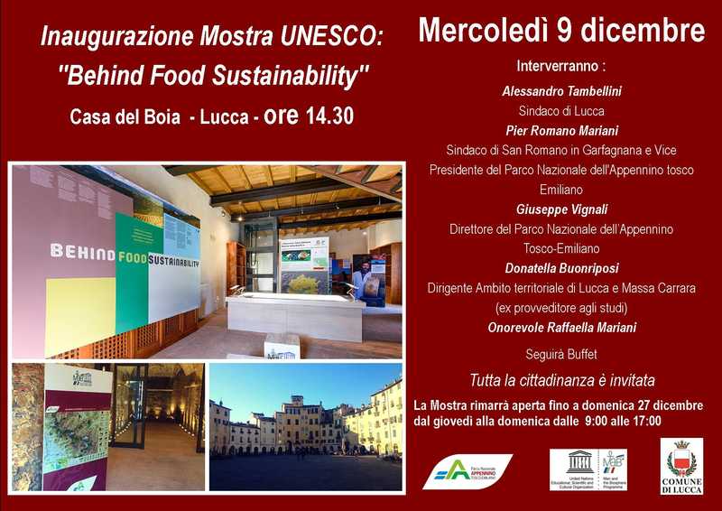 A Lucca il Parco ha presentato la mostra UNESCO
