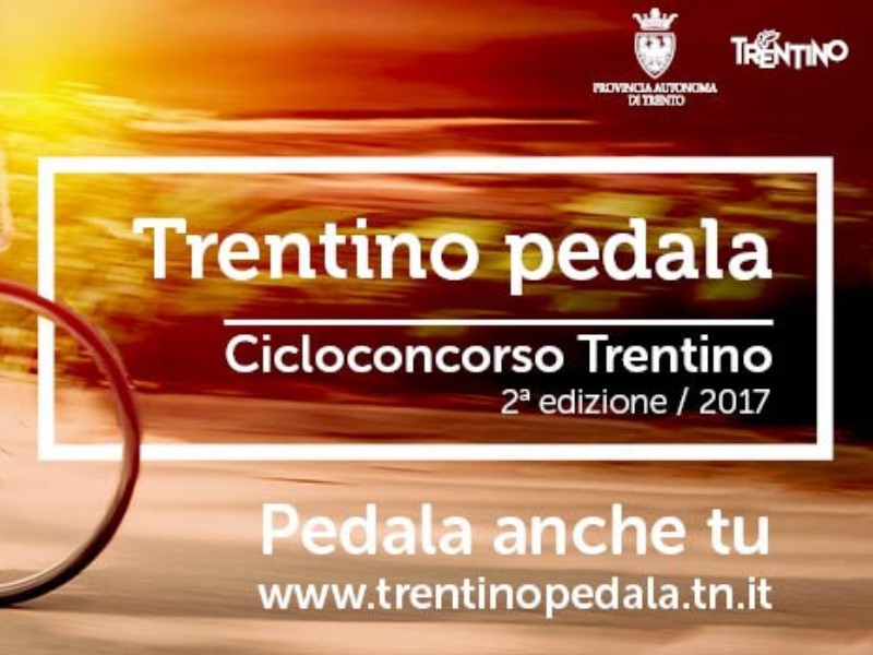 Tra pochi giorni parte il Cicloconcorso 'Trentino pedala'
