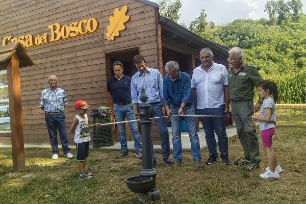 Inaugurata a Sant'Albano Stura la 'Casa del Bosco' vicino all'Oasi della Madonnina