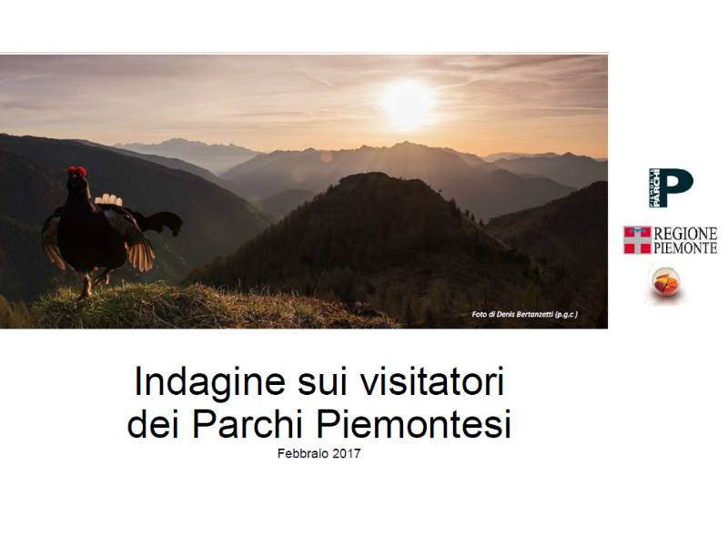 Indagine sui visitatori dei Parchi Piemontesi