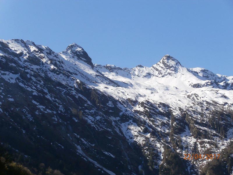 Snow is still abundant on the ridges and north-facing slopes
